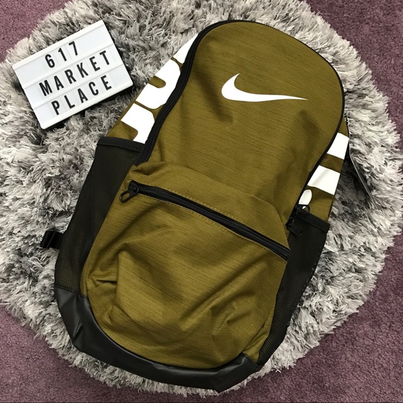 Nike Handbags - NEW Nike Brasilia Medium Packpack Olive Green